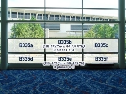 Picture of Window Cling B335e